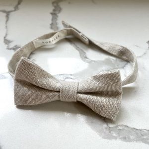Noralee linen bow tie